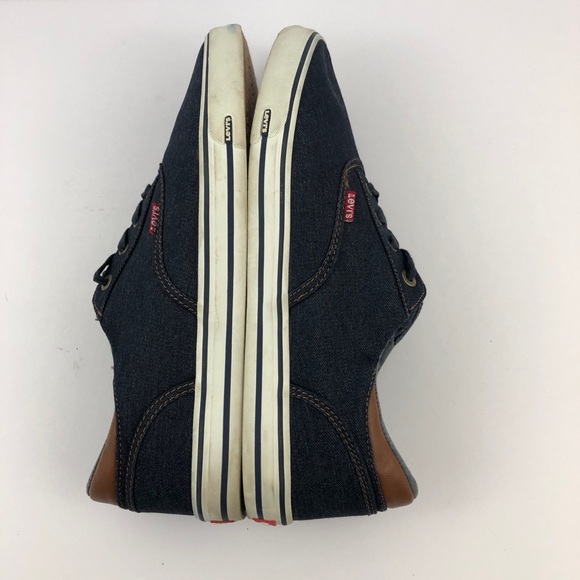 Levi’s Shoes Mens 13 Ethan Denim II Canvas Sneakers - Picture 9 of 15